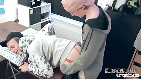 Hung Brit Scally Bonks Bare